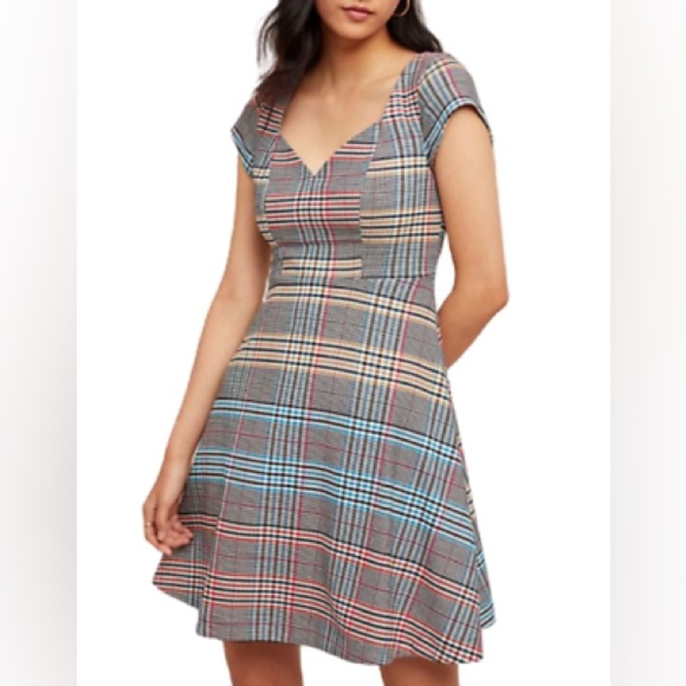 Anthropologie Moulinette Sours Finley Plaid Dress